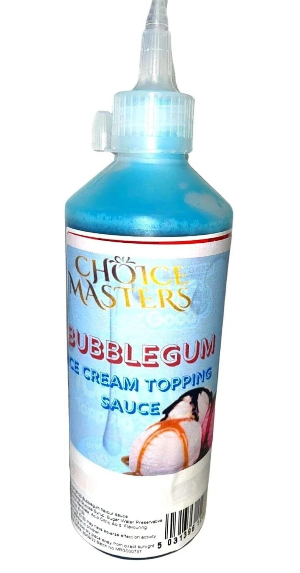 Choice Masters Bubblegum ice Cream Topping Sauce 660g