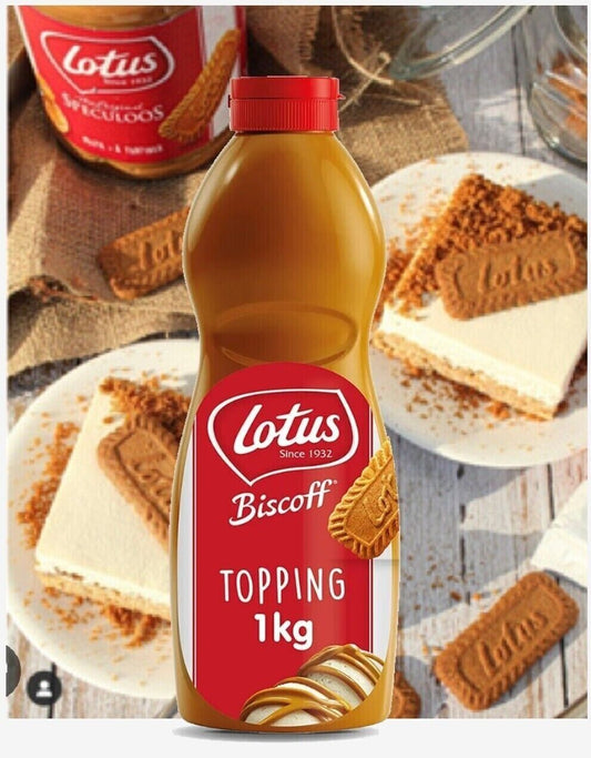 Lotus Biscoff Topping Sauce Squeezy Bottle 1kg