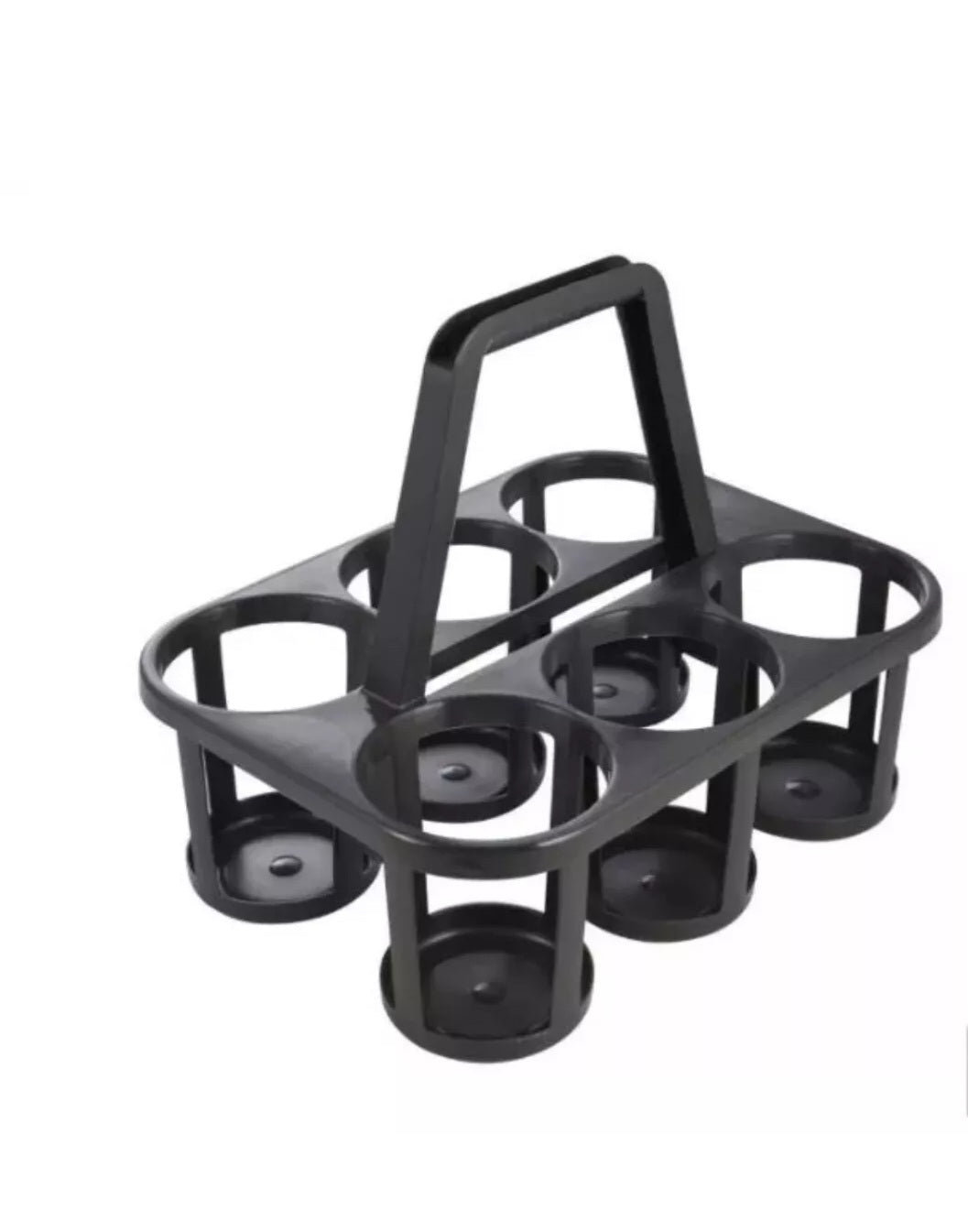 Plastic Milk Bottle Carrier (Black)